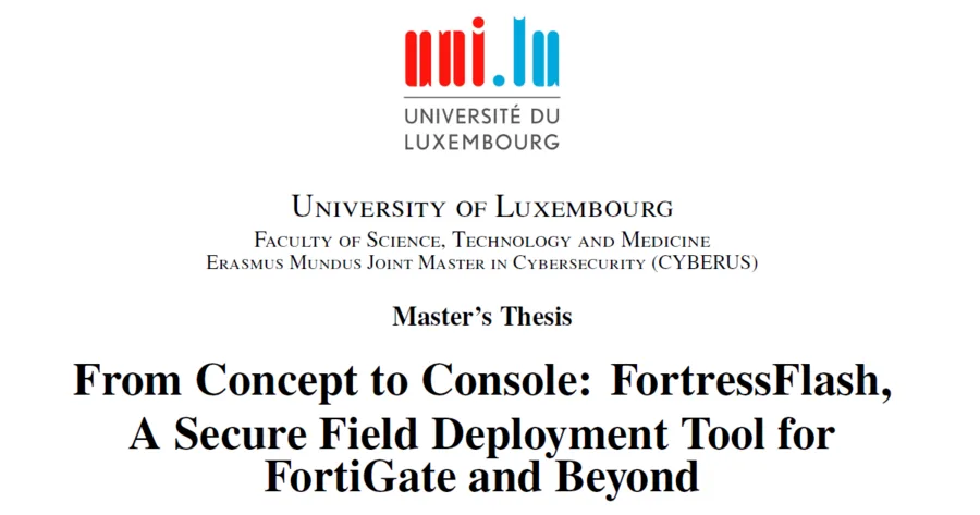 FORTRESSFLASH THESIS